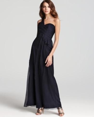 one sided gown