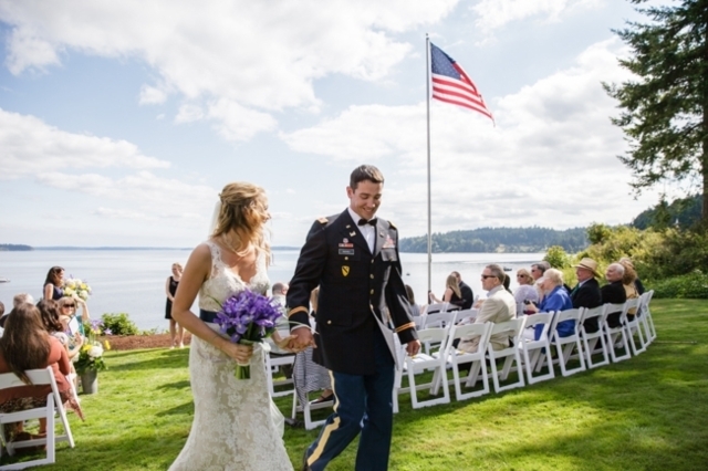 Gig Harbor Waterfront Home Wedding