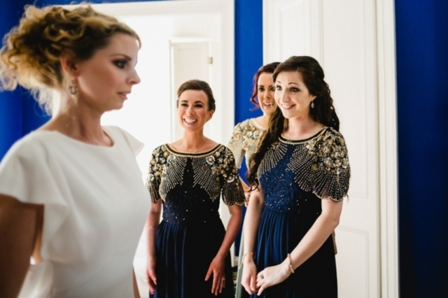 Effortless Elegance  A David Fielden Gown for an Art Deco Inspired Spring Wedding in Dublin