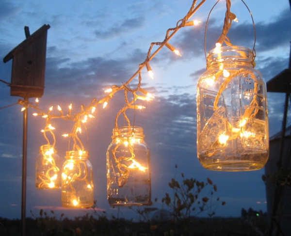 Romantic Evening Mason Jar Lanterns