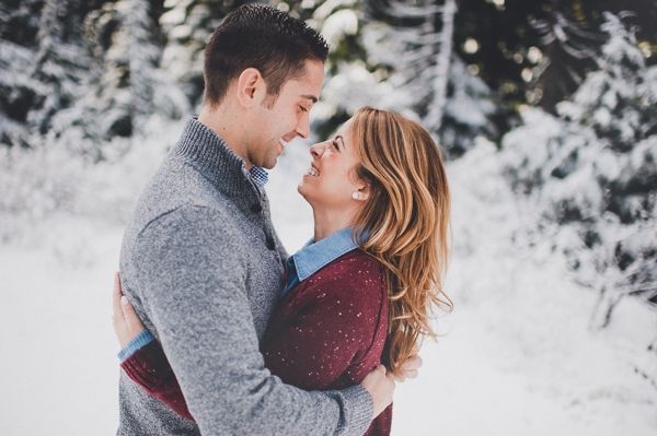 Inspired by This Snowy Mountainside Engagement by Carina Skrobecki